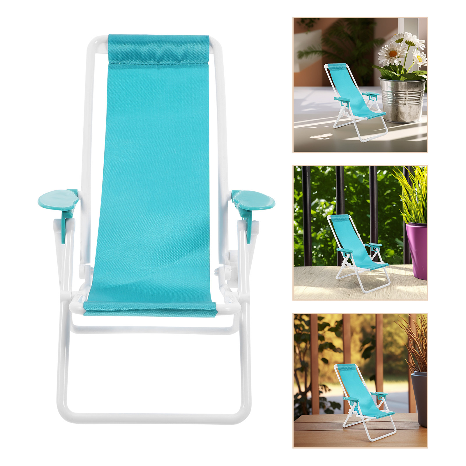 Outdoor Camping Recliner Chairs - Portable Folding Lounge Chair for Outdoor