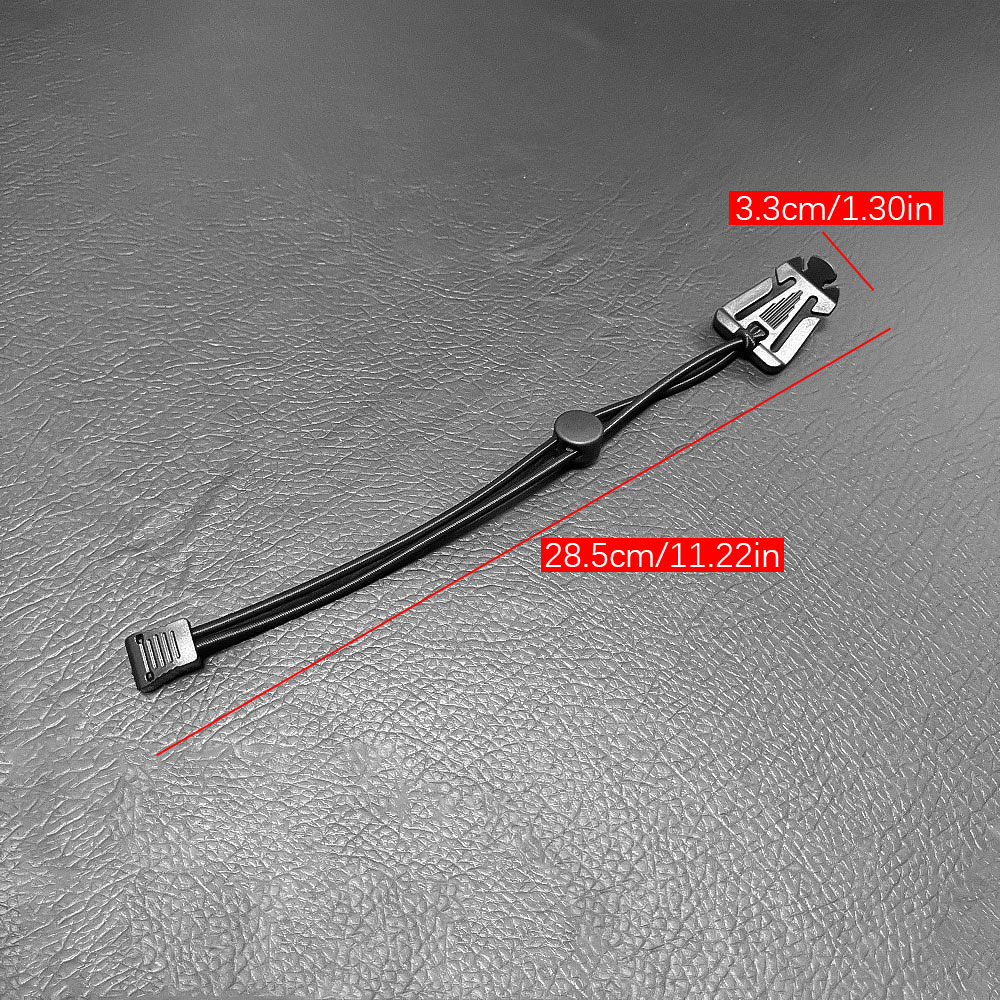 Outdoor Camping Hiking - Flashlight Clip Outdoor Backpack Elastic Rope