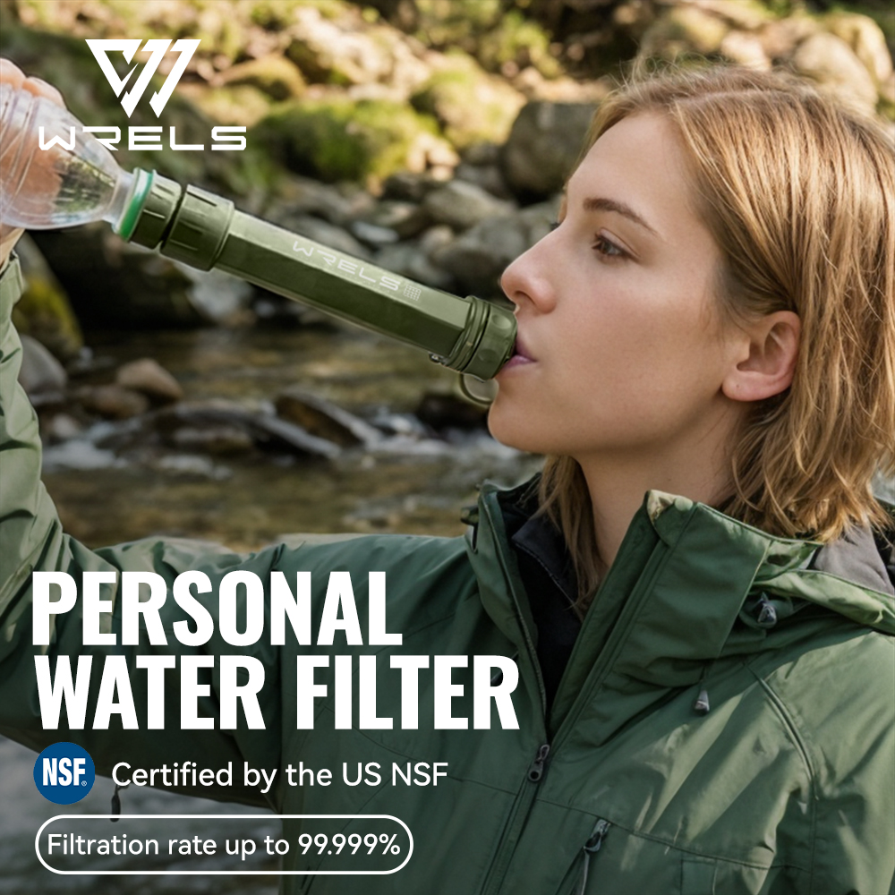 Portable Water Filter - WRELS Outdoor Portable Water Purification Filter