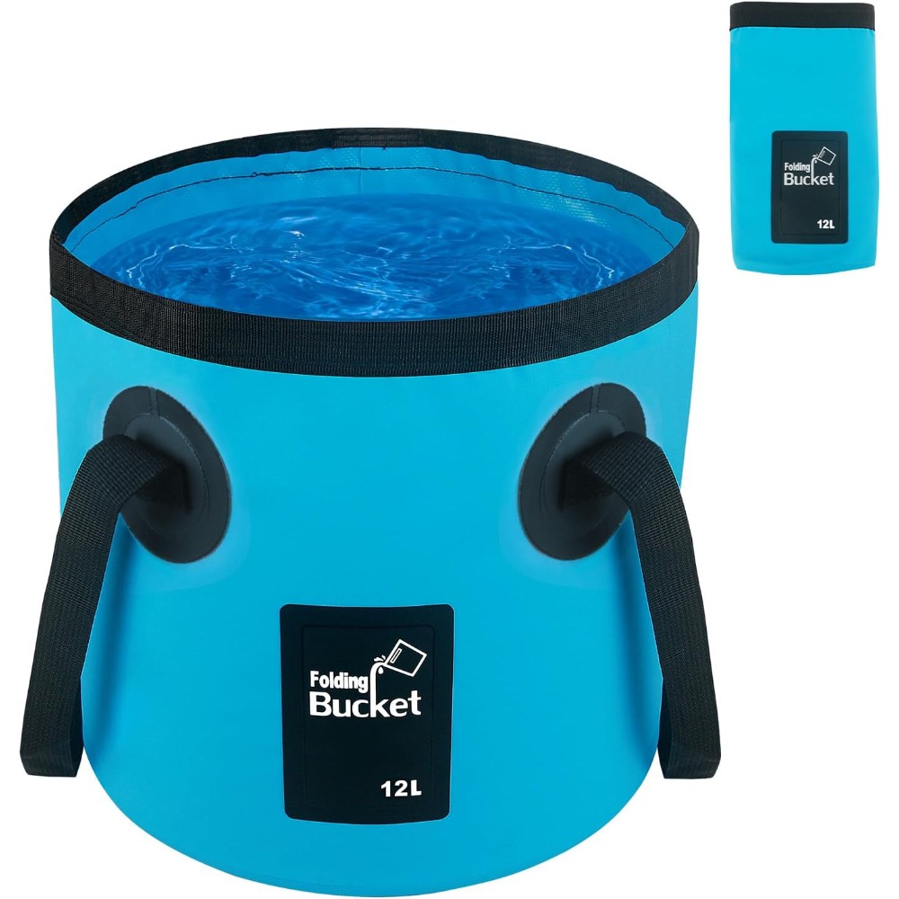 Outdoor Camping Toys - Car Wash Bucket 3.2 Gallon, Collapsible