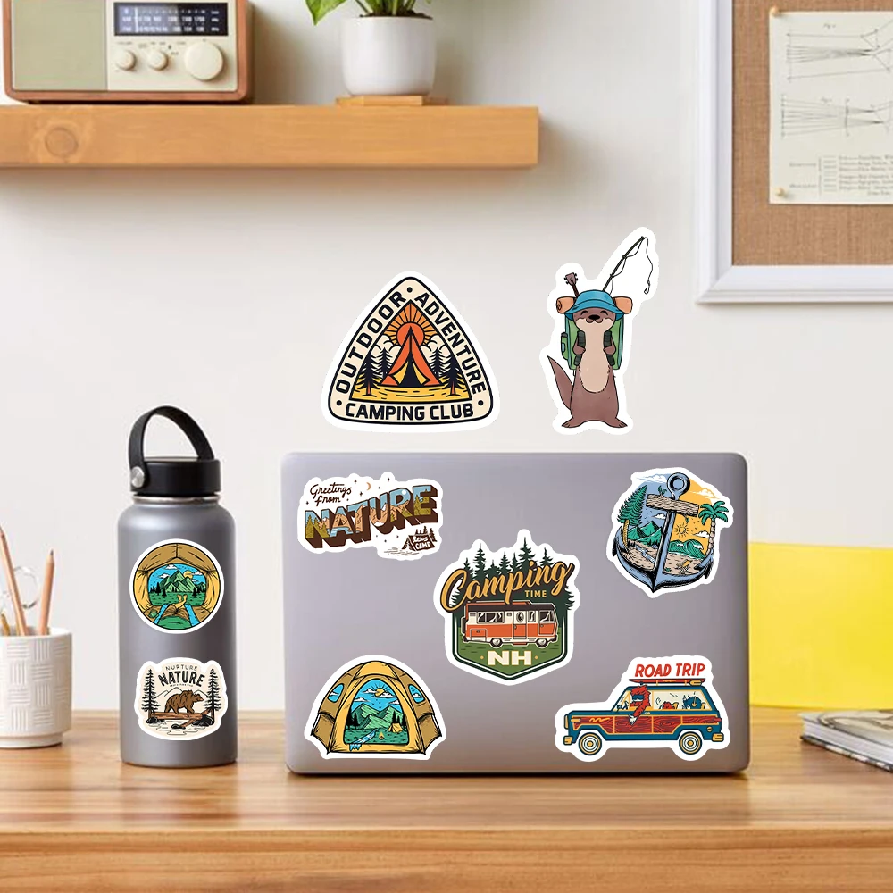 Outdoor Camping Toys - DIY toy decoration graffiti stickers, suitable