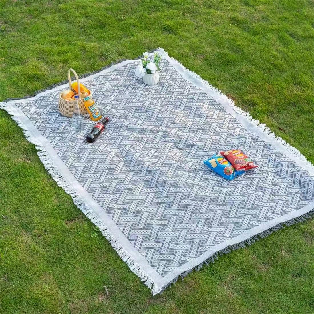 Outdoor Camping Blanket - Extra Large Picnic Blanket Beach Blankets,