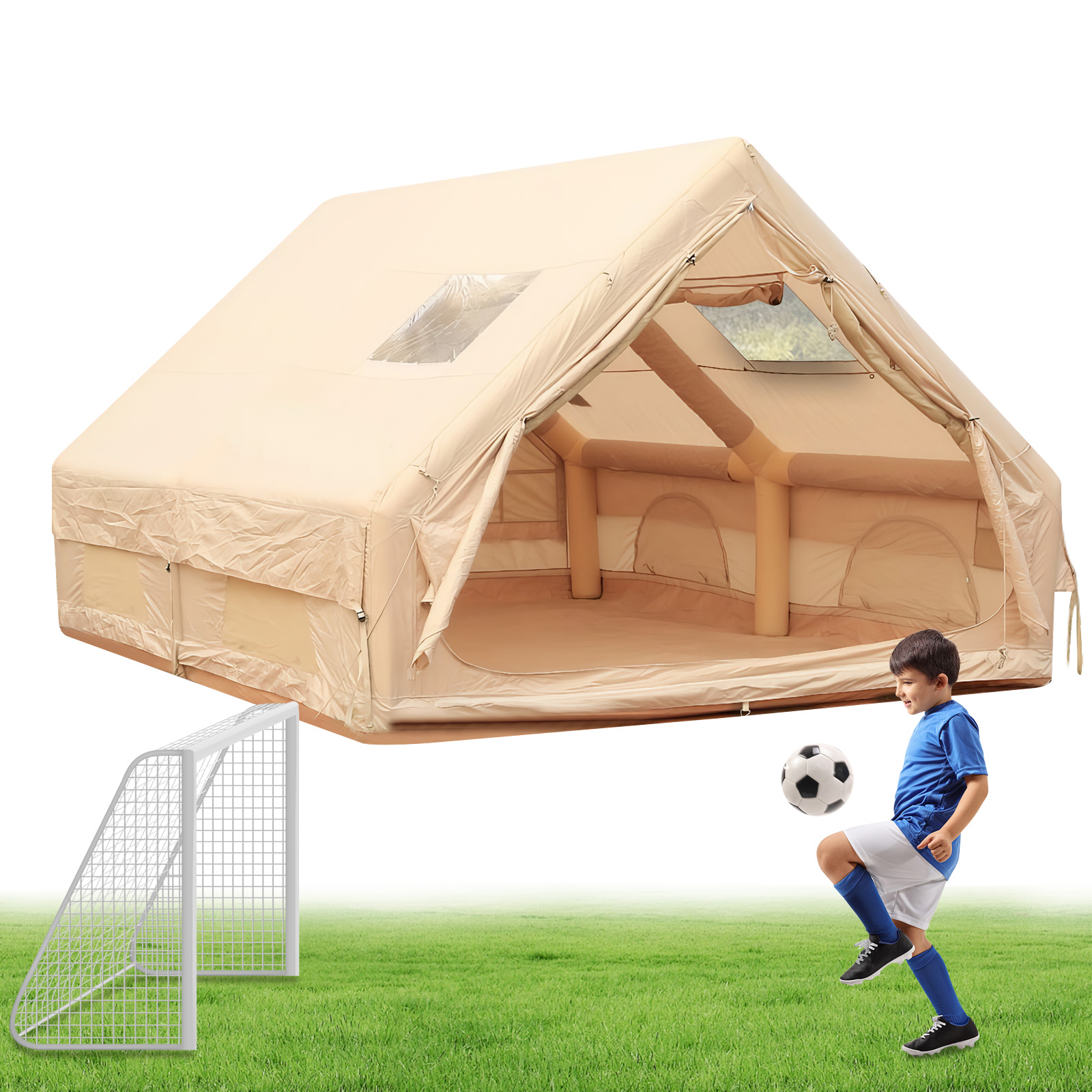 Outdoor Camping And Glamping - Inflatable House Tent with Pump Glamping