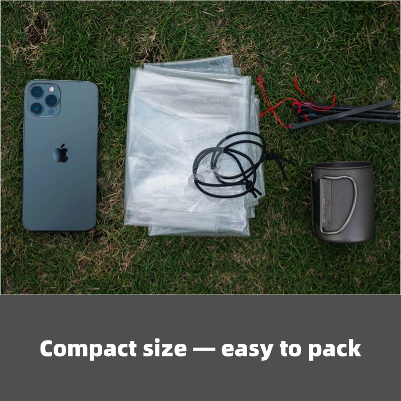 Outdoor Camping Floor Mat - Ultralight Polycro Footprint 69g — Waterproof