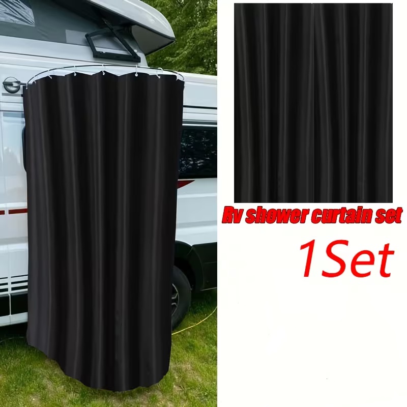 Outdoor Camping Accessories - 1Set Caravan RV Outdoor Shower Cabin