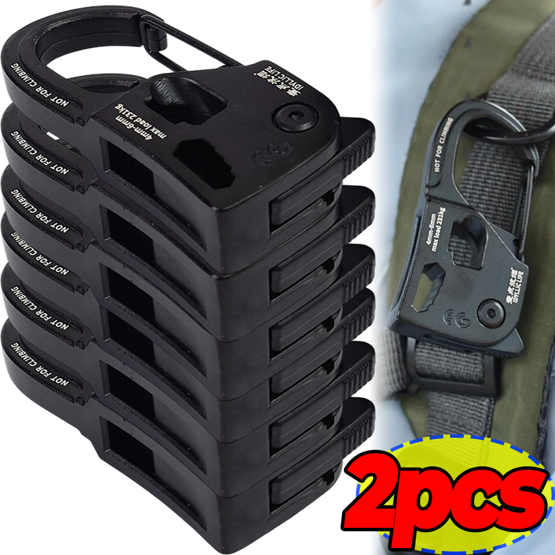Outdoor Camping Extension Cord - Aluminum Alloy Self Locking Guyline Tensioner
