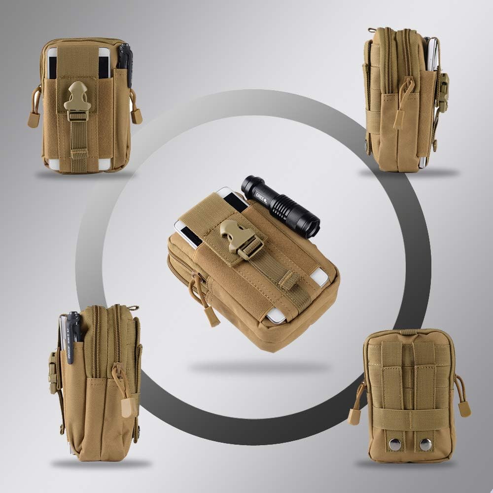 Tactical Molle Belt Pouch Mili - Outdoor Camping Hiking reseña y precio