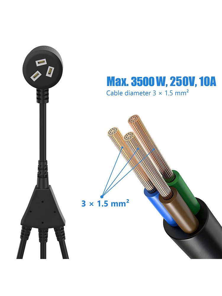 Australian standard Extension  - Outdoor Camping Extension Cord reseña y precio