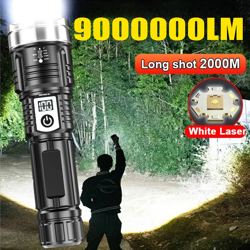 High Power 200000LM LED Flashl - Outdoor Camping Hiking reseña y precio