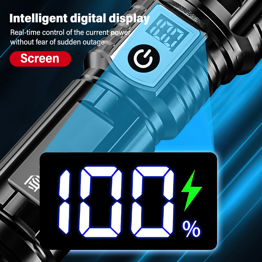 High Power 200000LM LED Flashl - Outdoor Camping Hiking reseña y precio