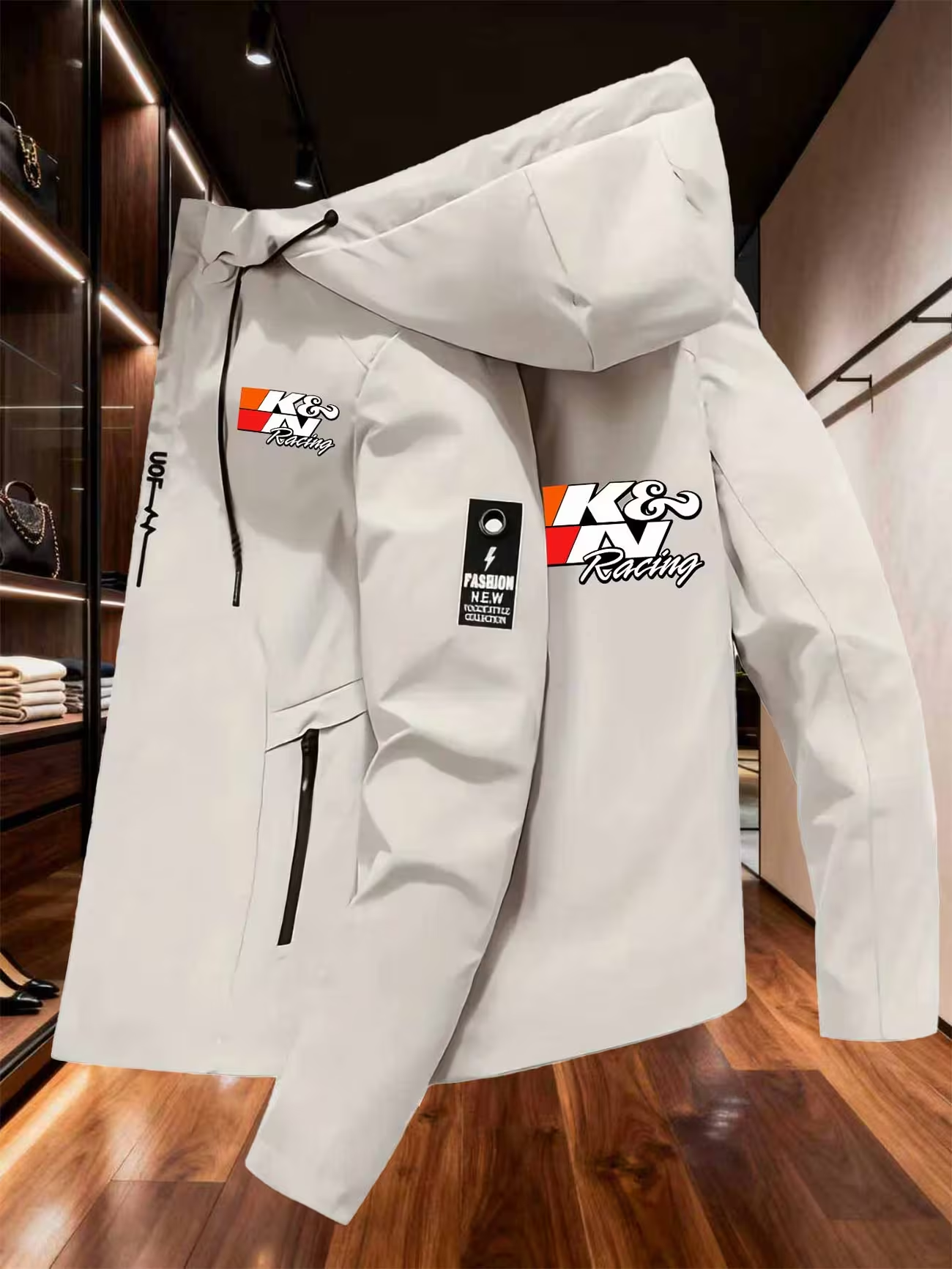 26 Men's Zip Hooded Jacket Wat - Outdoor Camping Hiking reseña y precio