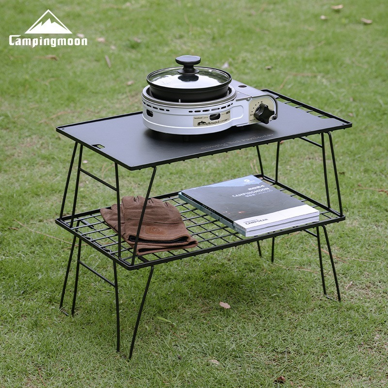 CAMPINGMOON T-235-2T Portable  - Outdoor Camping Table With Storage reseña y precio