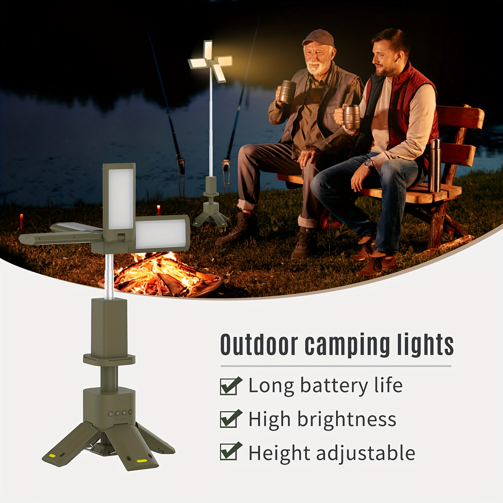 Camping Lantern, 14000mAh Rech - Outdoor Camping Hiking reseña y precio