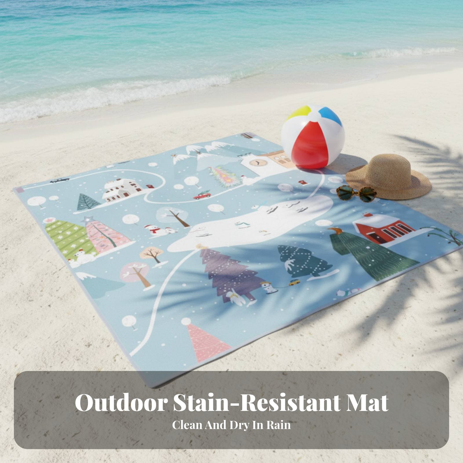 Camping Dining Mat, Foldable P - Outdoor Camping Blanket reseña y precio
