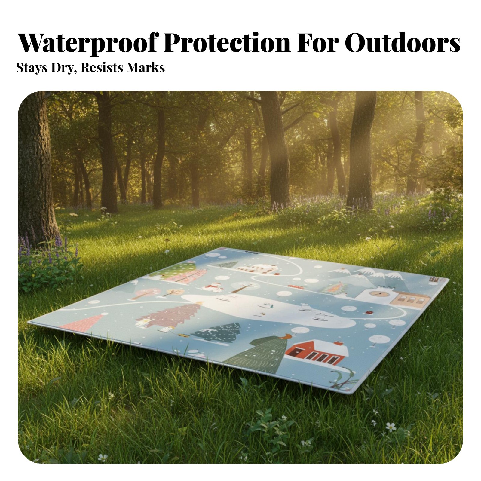 Camping Dining Mat, Foldable P - Outdoor Camping Blanket reseña y precio