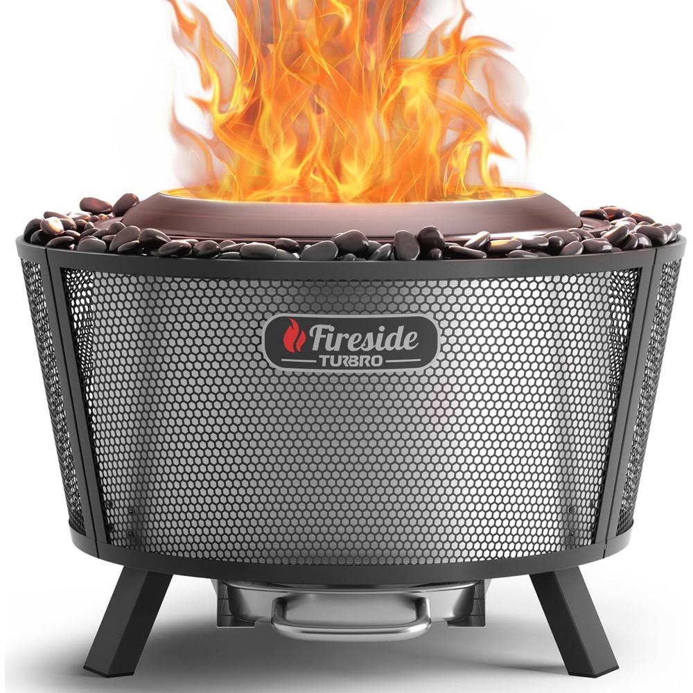 29 Inch Smokeless Fire Pit for - Outdoor Camping Wood Burning Stove reseña y precio