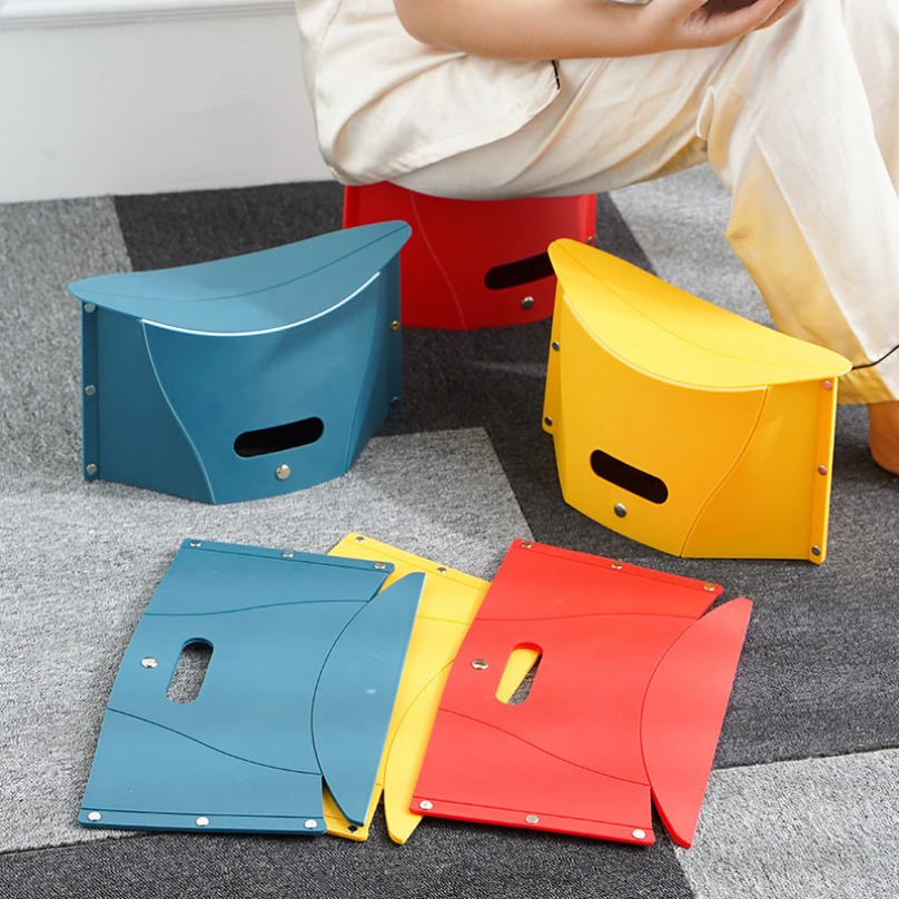 Plastic Portable Folding Stool - Outdoor Camping Chairs reseña y precio