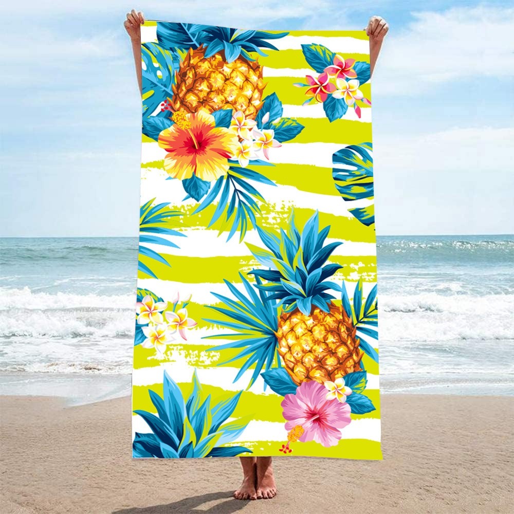 Letter Palm Tree Beach Towel 1 - Outdoor Camping Blanket reseña y precio