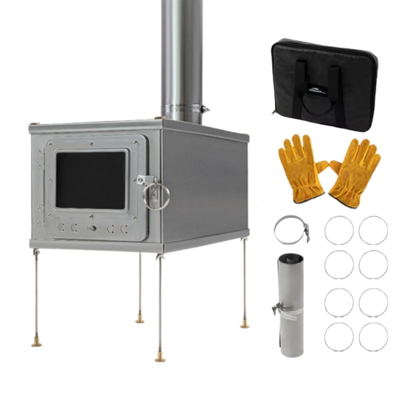 Foldable  Tent Stove Lightweig - Outdoor Camping Wood Burning Stove reseña y precio