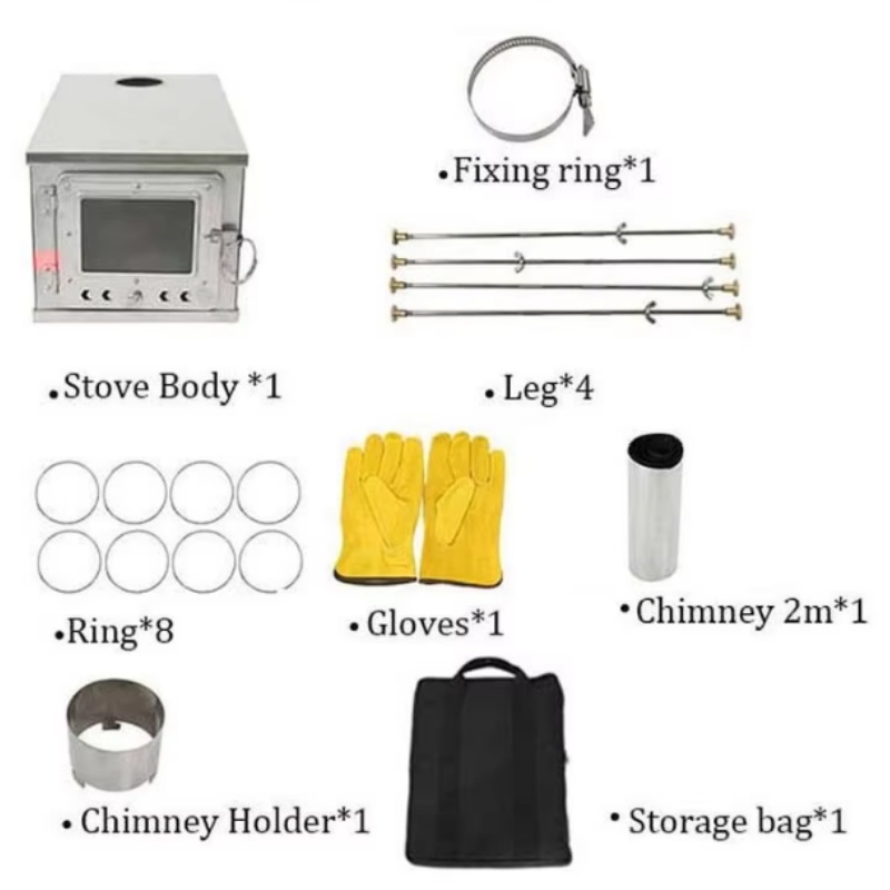 Foldable  Tent Stove Lightweig - Outdoor Camping Wood Burning Stove reseña y precio