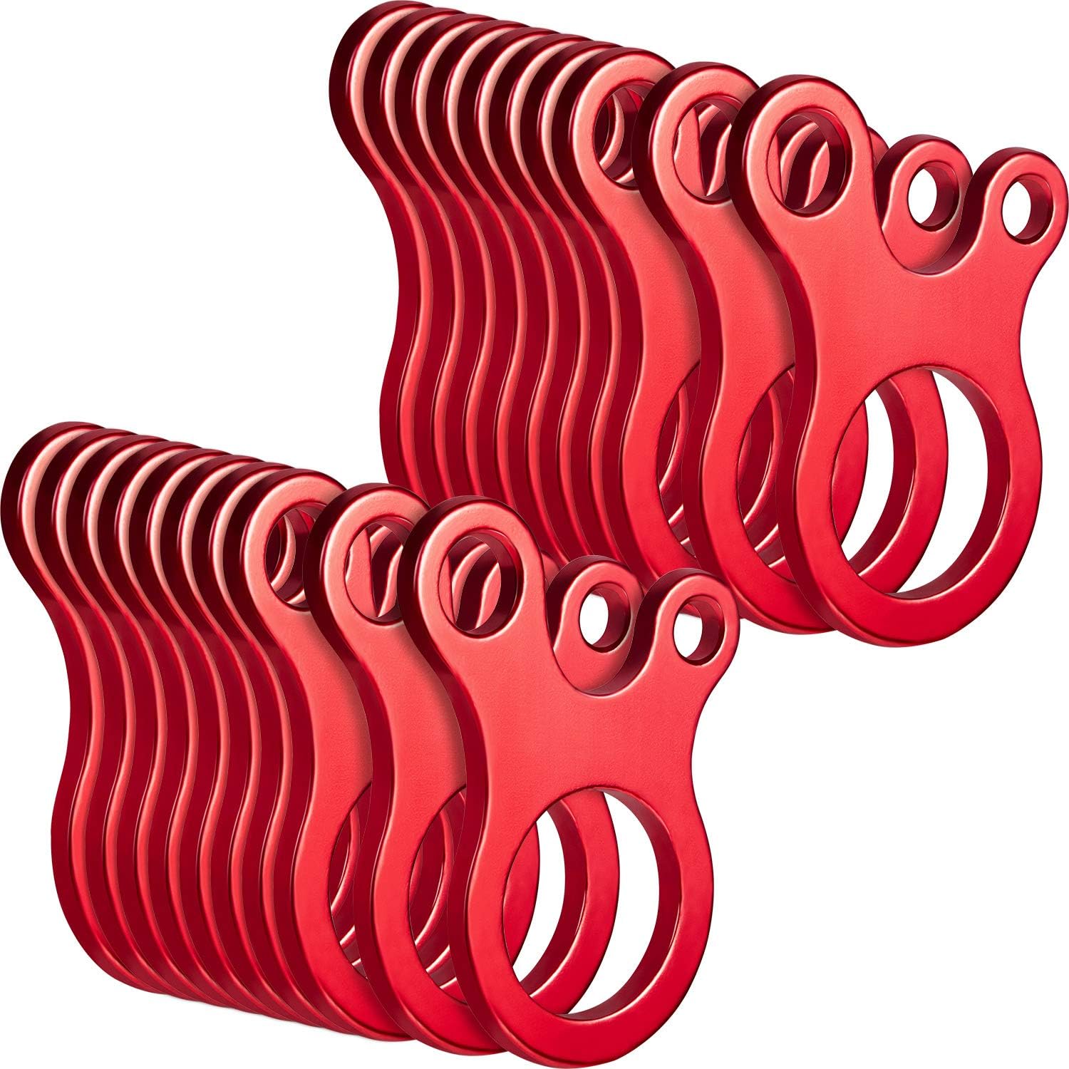 20Pcs Aluminum Alloy Tent Guyl - Outdoor Camping Extension Cord reseña y precio