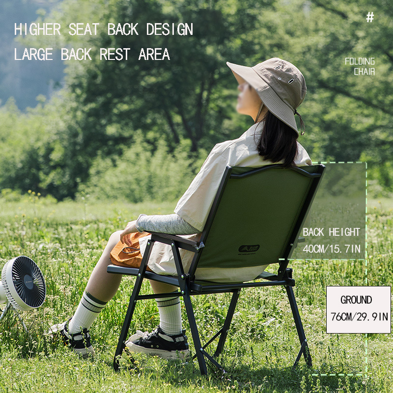 BISINNA Outdoor Folding Campin - Outdoor Camping Recliner Chairs reseña y precio