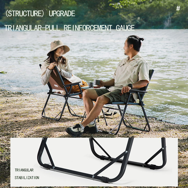 BISINNA Outdoor Folding Campin - Outdoor Camping Recliner Chairs reseña y precio