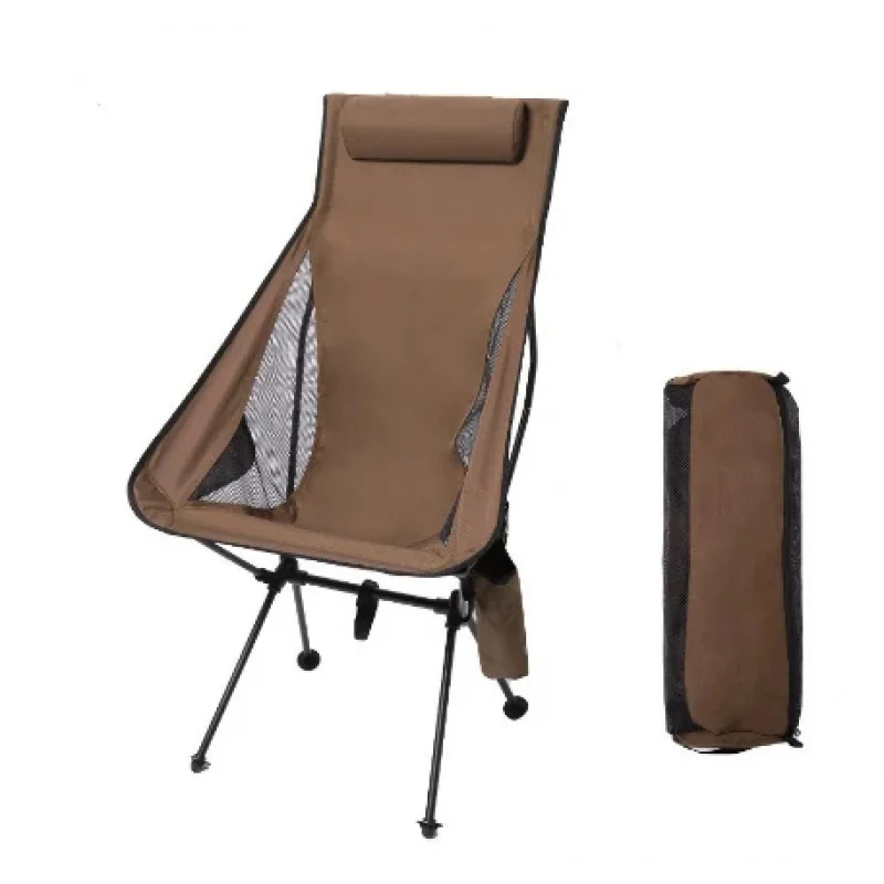 Folding Portable Camping Chair - Outdoor Camping Recliner Chairs reseña y precio