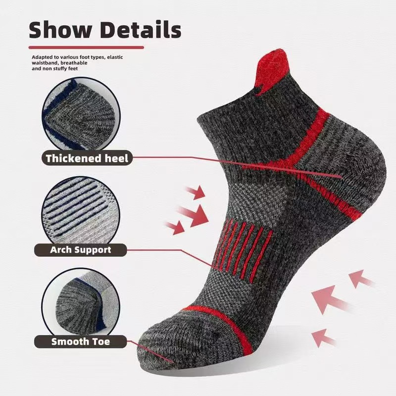 6 Pairs Unisex Hiking Socks Br - Outdoor Camping Floor Mat reseña y precio