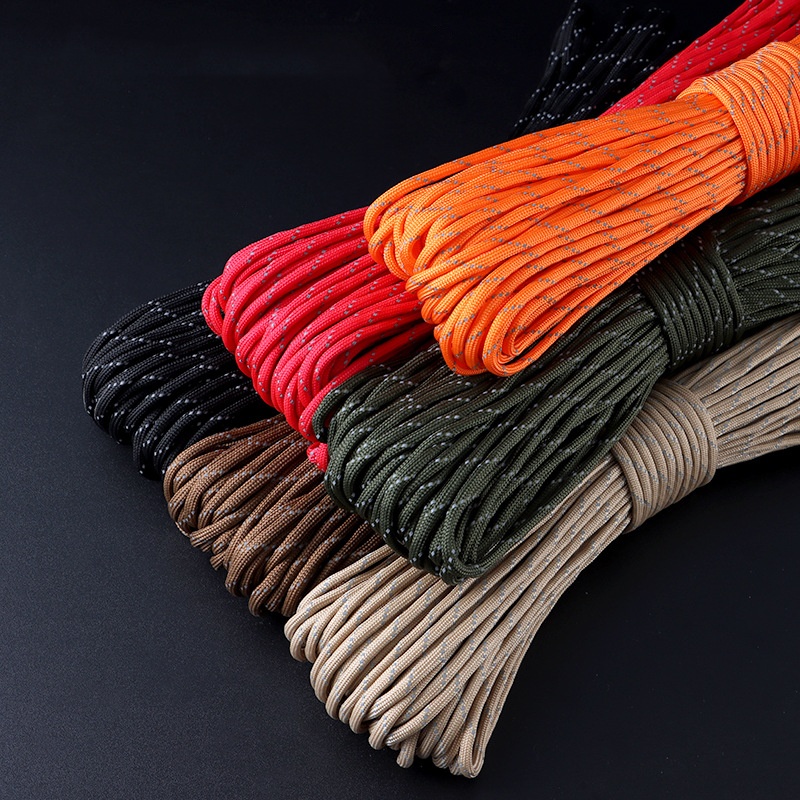Reflective Paracord 550 Milita - Outdoor Camping Extension Cord reseña y precio