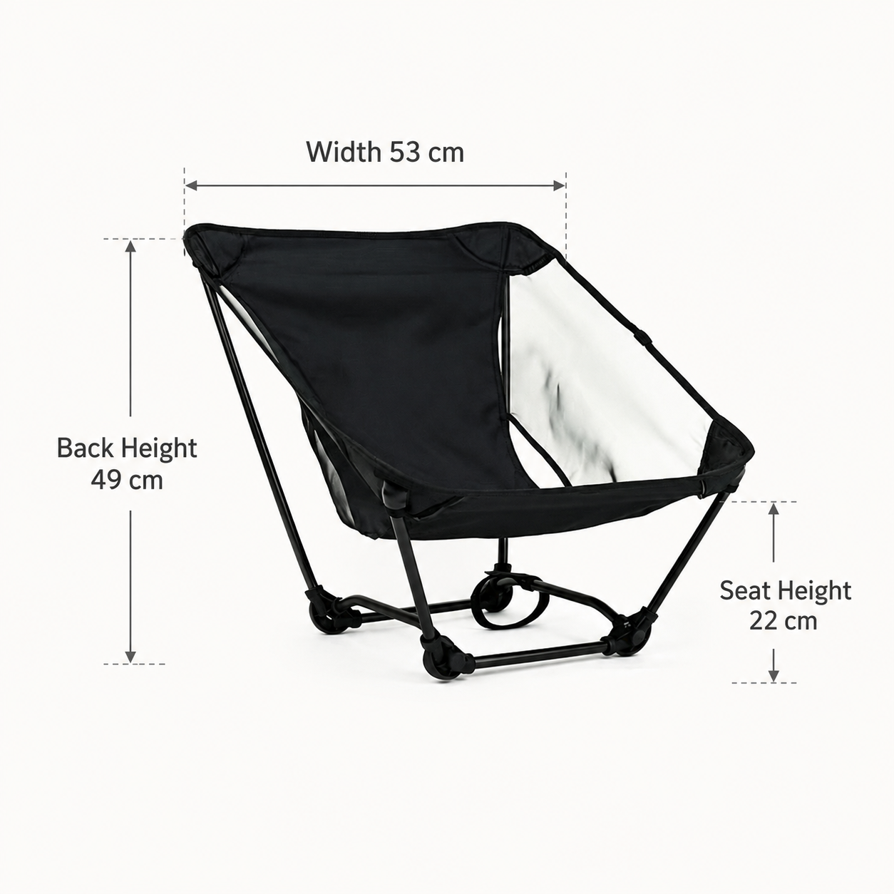 Portable Off Ground Folding Mo - Outdoor Camping Recliner Chairs reseña y precio