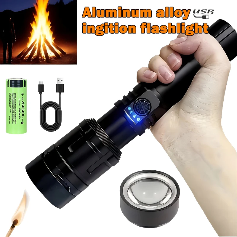 Ultra Powerful Flashlight Conc - Outdoor Camping Accessories reseña y precio