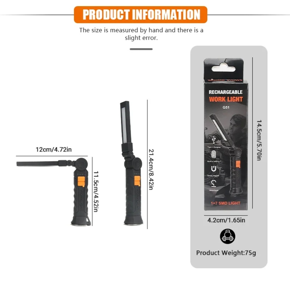Portable COB LED Flashlight US - Outdoor Camping Accessories reseña y precio