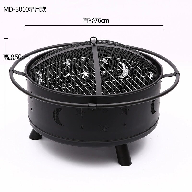 Custom Portable Iron Garden St - Outdoor Camping Wood Burning Stove reseña y precio