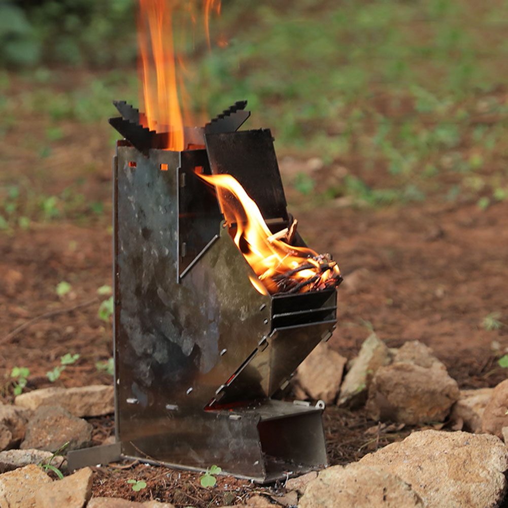 Cooking Stove Stainless Steel  - Outdoor Camping Wood Burning Stove reseña y precio