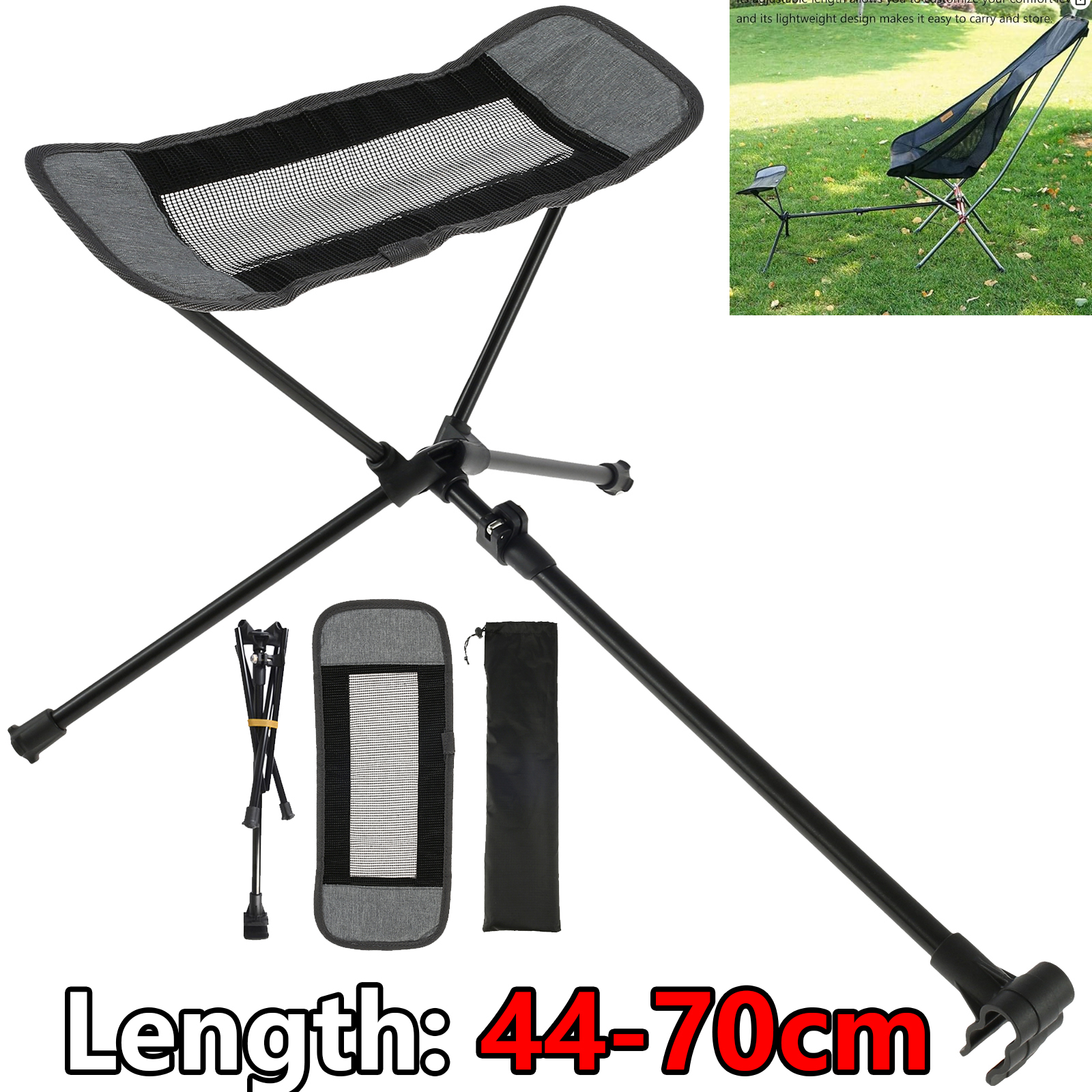 Camping Chair Foot Rest Ottoma - Outdoor Camping Recliner Chairs reseña y precio