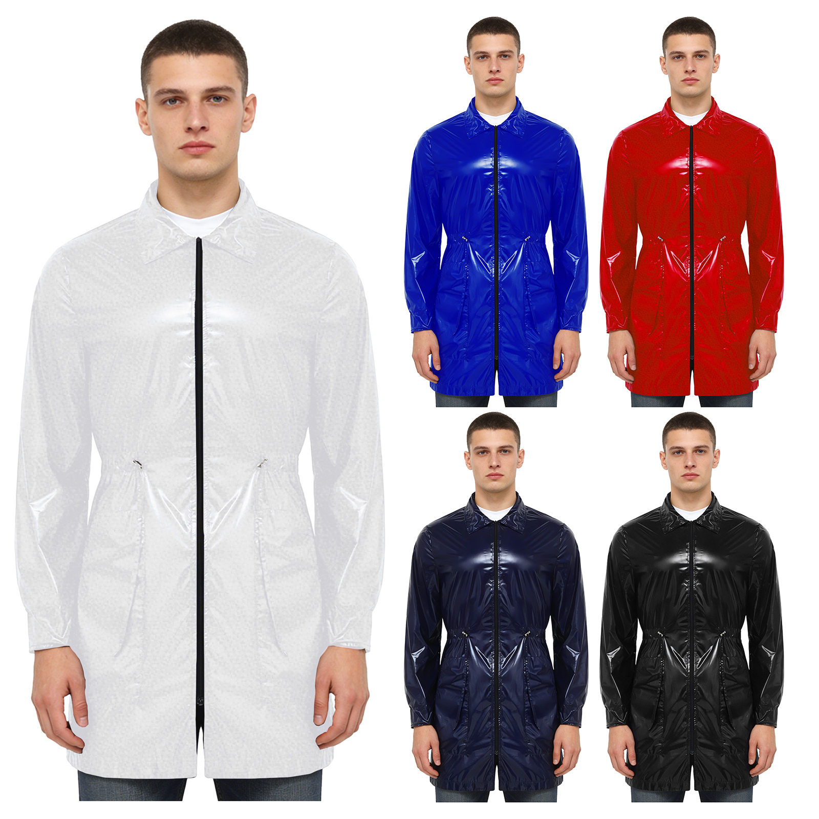 Mens Waterproof Rain Jacket Co - Outdoor Camping Hiking reseña y precio