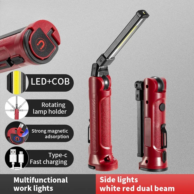 COB LED Work Light Rechargeabl - Outdoor Camping Accessories reseña y precio