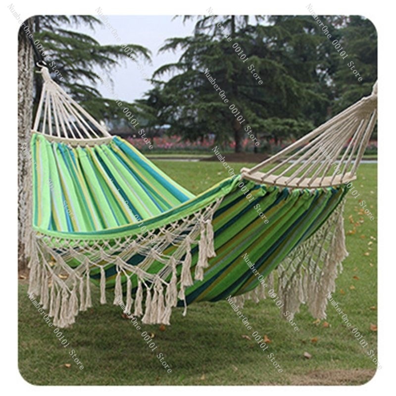 Canvas Double Hammock with Tas - Outdoor Camping Chairs reseña y precio