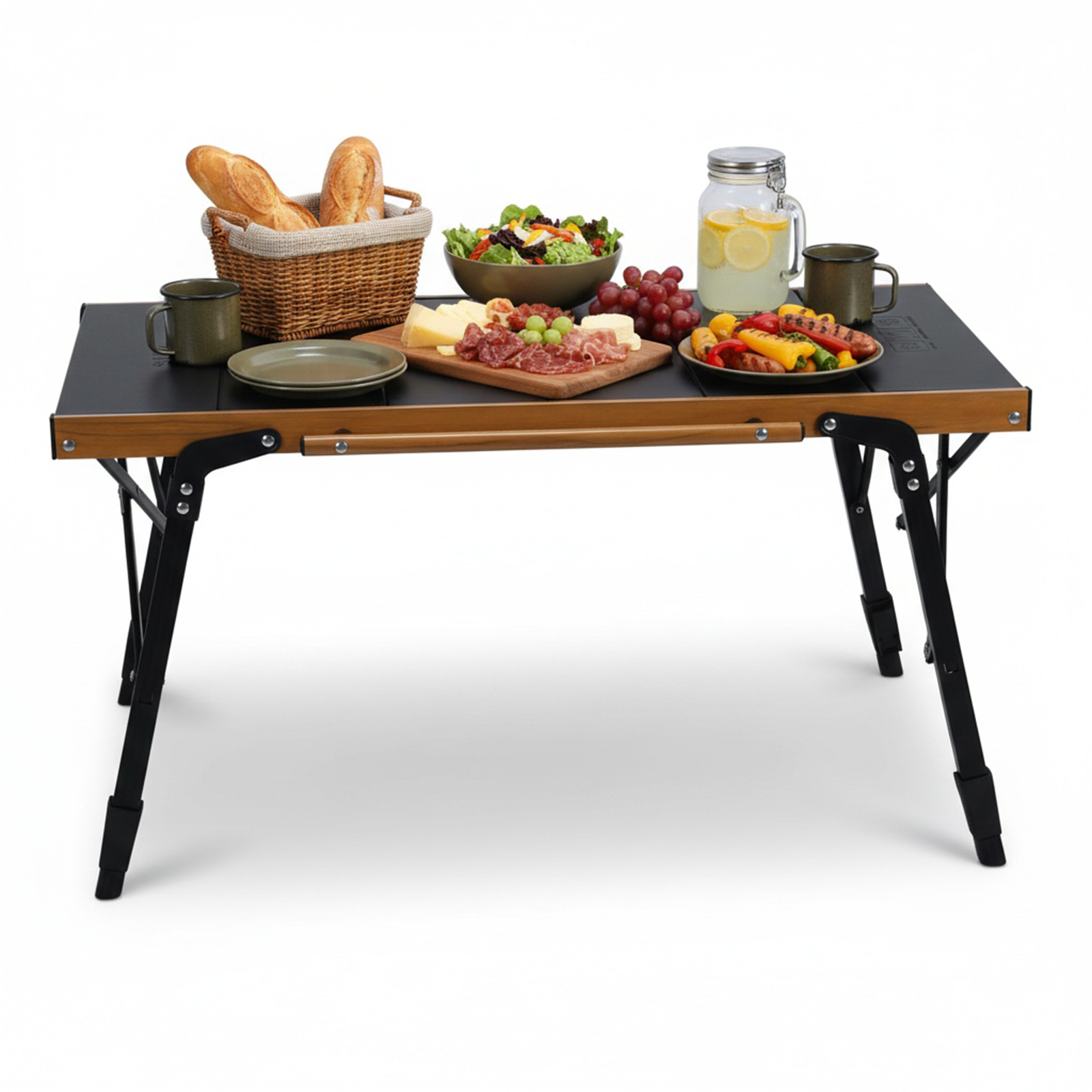 Portable Camping Table with St - Outdoor Camping Table With Storage reseña y precio