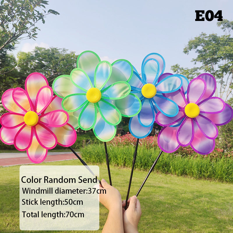 3pcs Sunflower Windmill Pinwhe - Outdoor Camping Toys reseña y precio