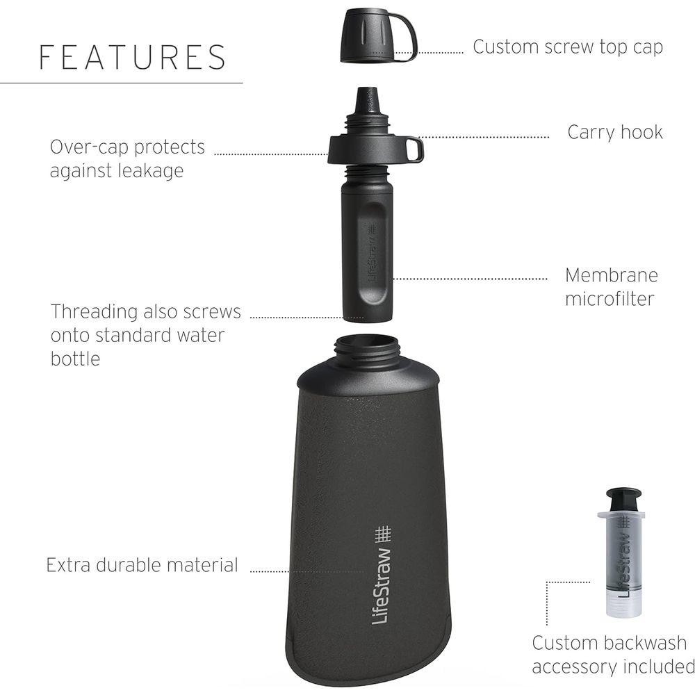1L Portable Water Filter, Moun - Portable Water Filter reseña y precio