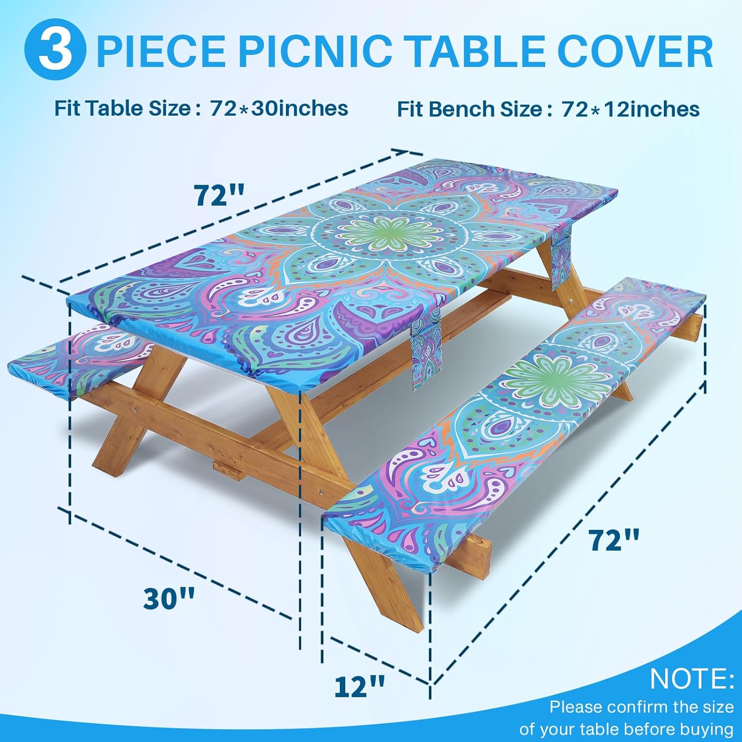 Waterproof Picnic Table Cover  - Outdoor Camping Essentials reseña y precio