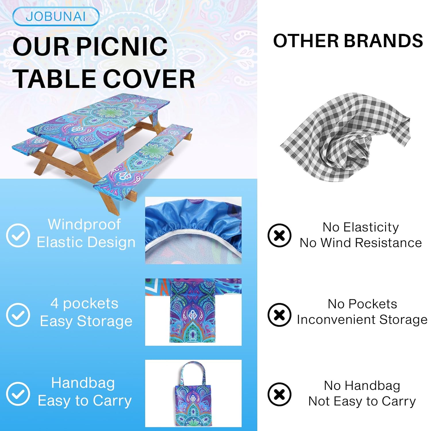 Waterproof Picnic Table Cover  - Outdoor Camping Essentials reseña y precio