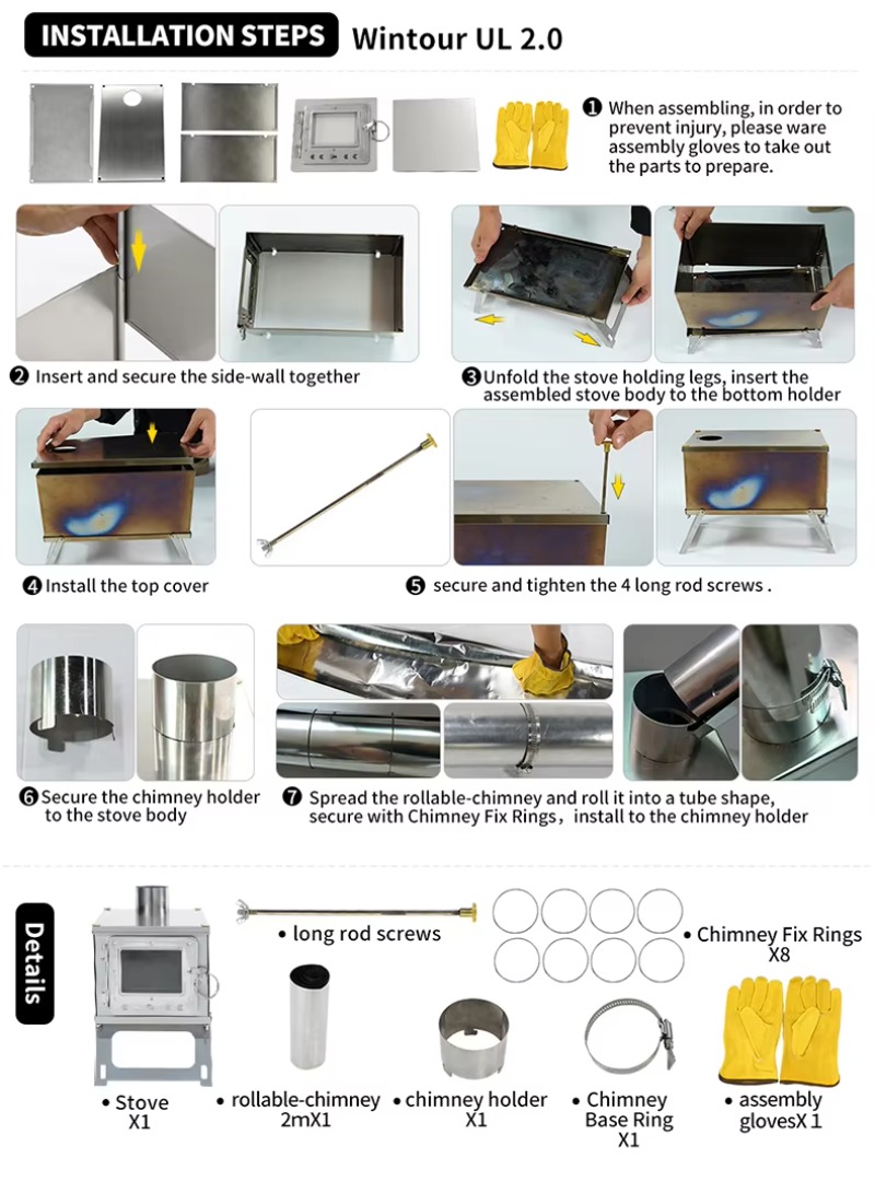 【Popular】DANCHEL S1 Foldable T - Outdoor Camping Wood Burning Stove reseña y precio
