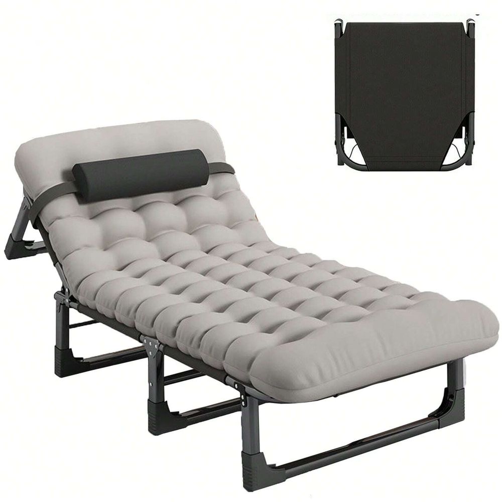 Cot, 4 Positions Adjustable Re - Outdoor Camping Recliner Chairs reseña y precio