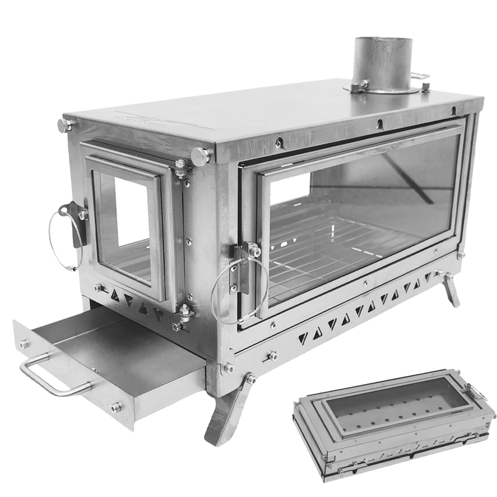 DANCHEL OUTDOOR T3 Titanium Al - Outdoor Camping Wood Burning Stove reseña y precio