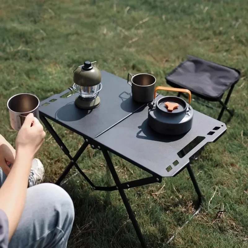 Foldable Outdoor Camping Beach - Outdoor Camping Table With Storage reseña y precio