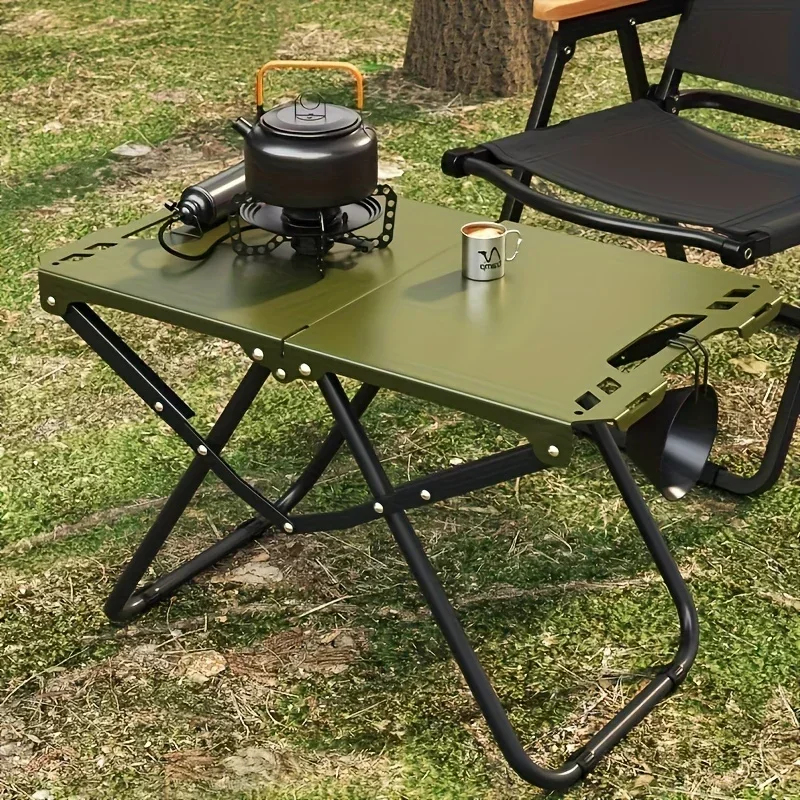 Foldable Outdoor Camping Beach - Outdoor Camping Table With Storage reseña y precio