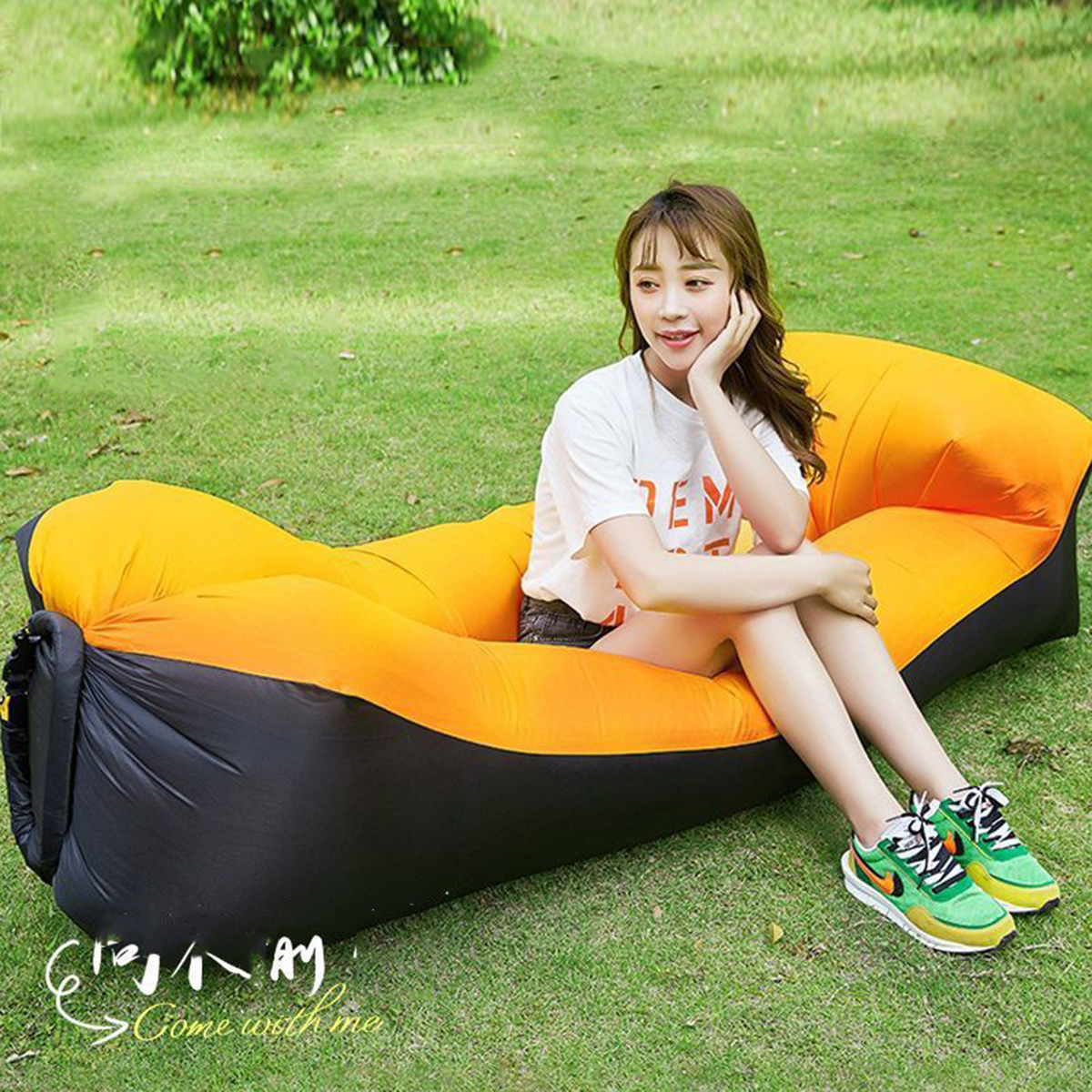 Portable Inflatable Bed, Outdo - Outdoor Camping Floor Mat reseña y precio